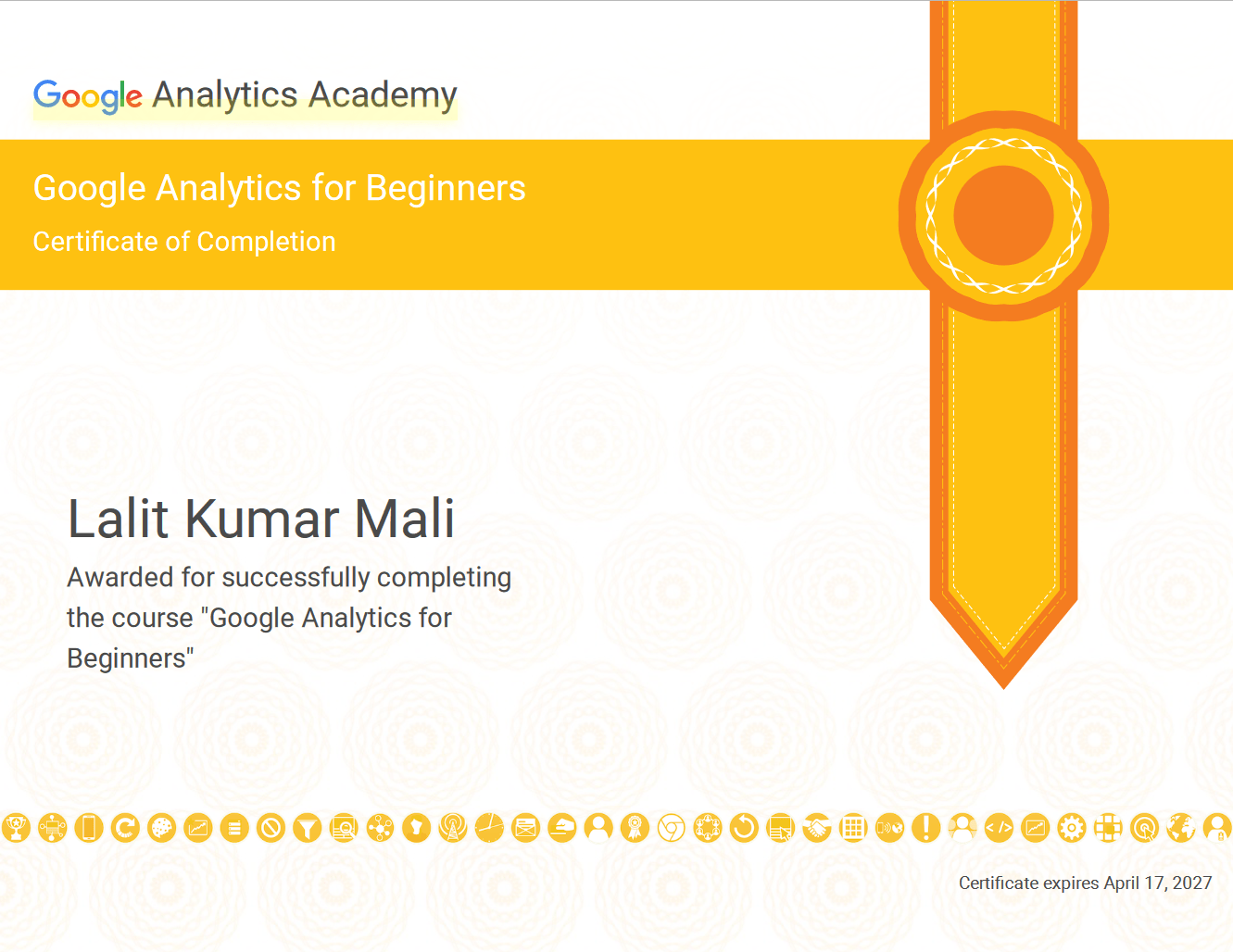 lk google certificate