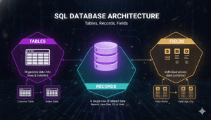 SQL Database Architecture Tables, Records, Fields