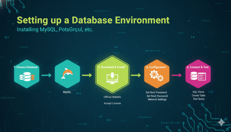 Setting up a Database Environment Installing MySQL, PostgreSQL, etc.
