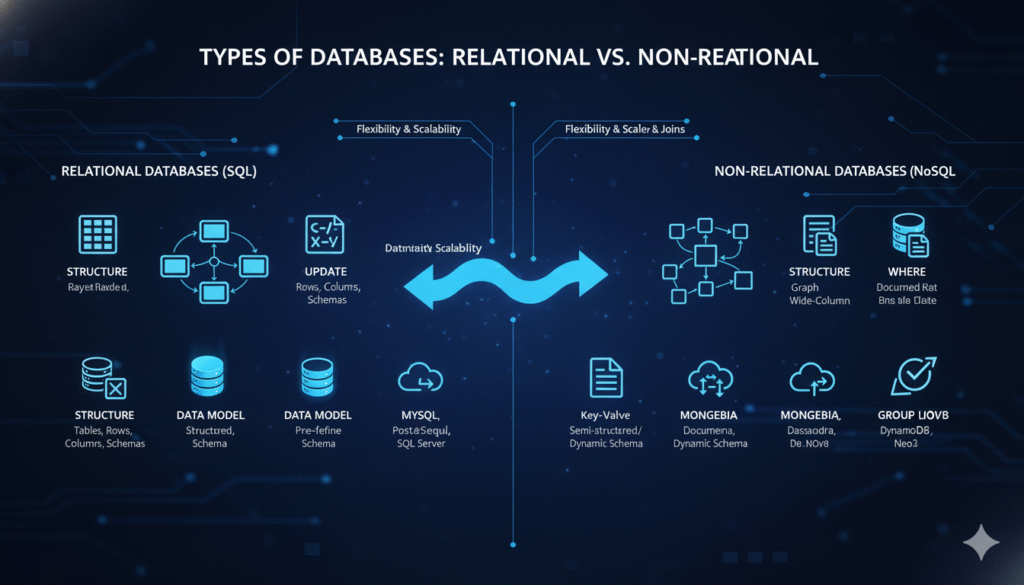 Types of Databases Relational vs. Non-Relational