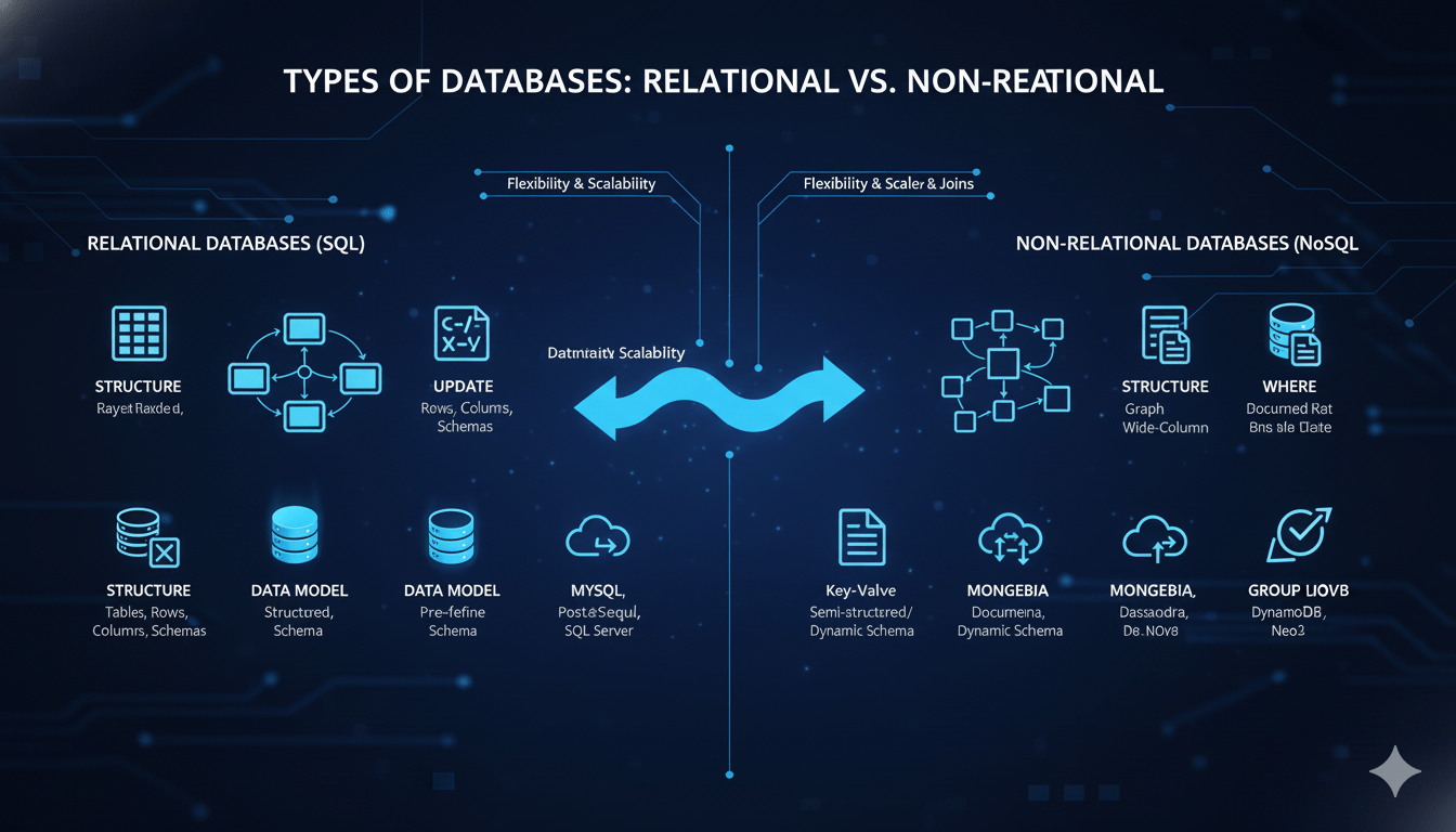 Types of Databases Relational vs. Non-Relational