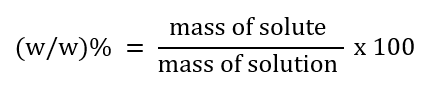 Mass percent1