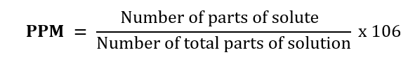 Parts per million1