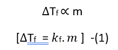Depression in Freezing Point1