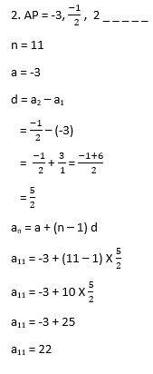 Arithmetic Progressions 10th1