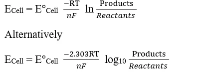 Nernst Equation7
