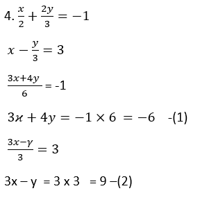 Pair of linear equations in two variables Class 10th3
