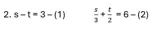 Pair of linear equations in two variables Solutions17