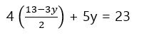 Pair of linear equations in two variables Solutions6