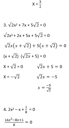 Quadratic equation Class 10th1