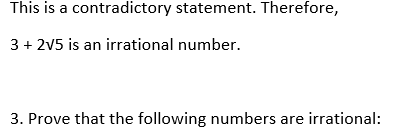 Real Numbers Solution 6