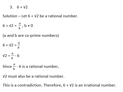 Real Numbers Solution 8